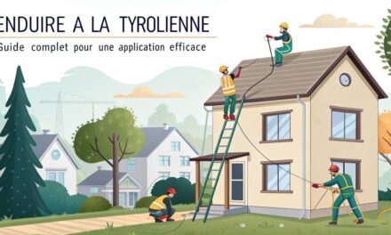 Enduire à la tyrolienne : Guide complet pour une application efficace