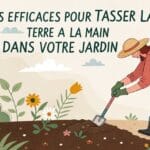 Techniques efficaces pour tasser la terre à la main dans votre jardin