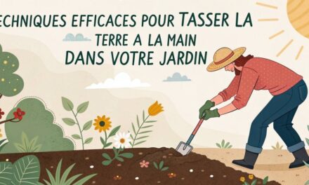 Techniques efficaces pour tasser la terre à la main dans votre jardin
