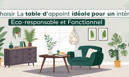Choisir la table d'appoint idéale pour un intérieur éco-responsable et fonctionnel