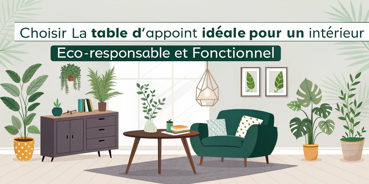 Choisir la table d’appoint idéale pour un intérieur éco-responsable et fonctionnel