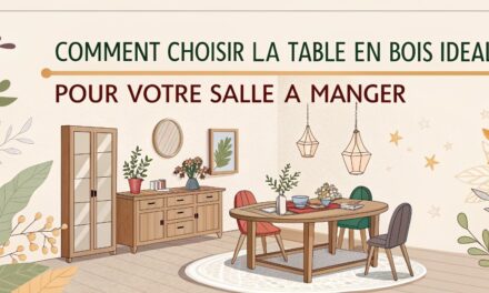 Comment choisir la table en bois idéale pour votre salle à manger