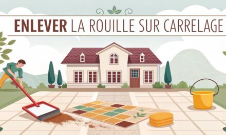 Enlever la rouille sur carrelage - méthodes naturelles et produits efficaces
