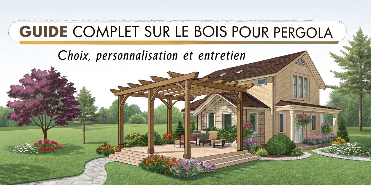 Guide complet sur le bois pour pergola : choix, personnalisation et entretien