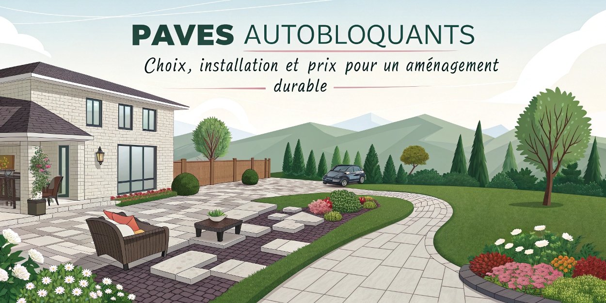 Pavés autobloquants : choix, installation et prix pour un aménagement durable