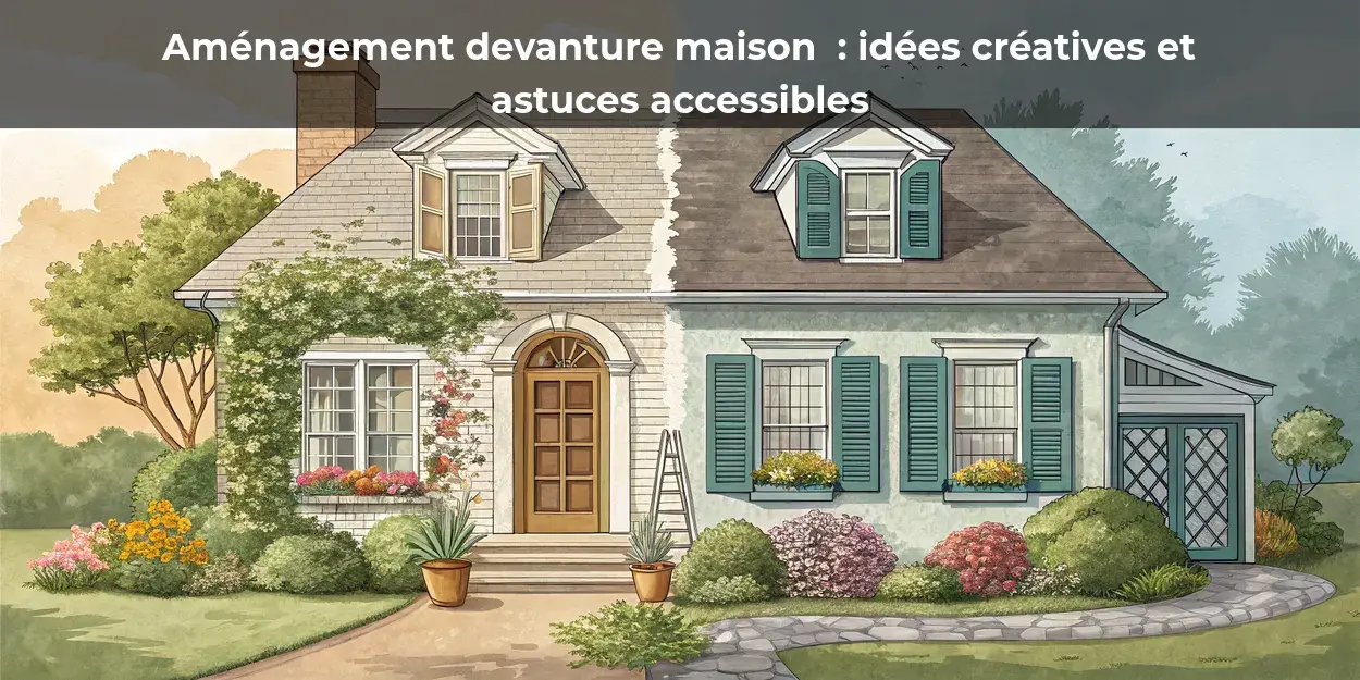 Aménagement devanture maison&nbsp;: idées créatives et astuces accessibles