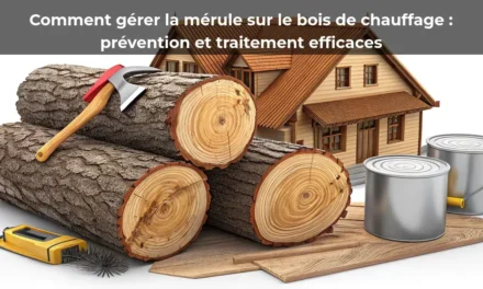 Comment gérer la mérule sur le bois de chauffage : prévention et traitement efficaces