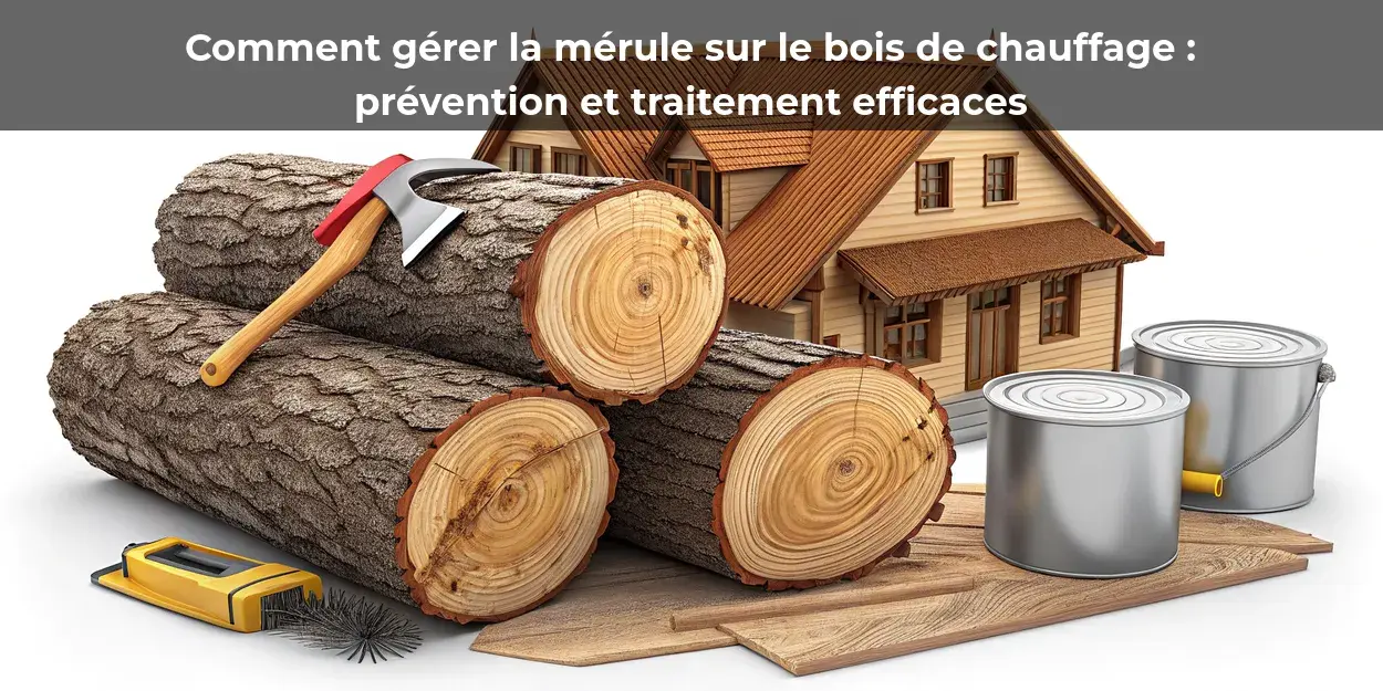 Comment gérer la mérule sur le bois de chauffage&nbsp;: prévention et traitement efficaces