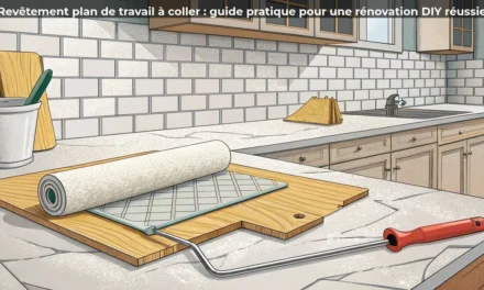 Revêtement plan de travail à coller : guide pratique pour une rénovation DIY réussie