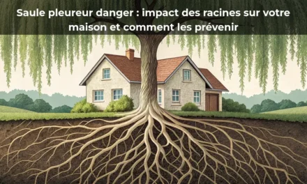 Saule pleureur danger : impact des racines sur votre maison et comment les prévenir
