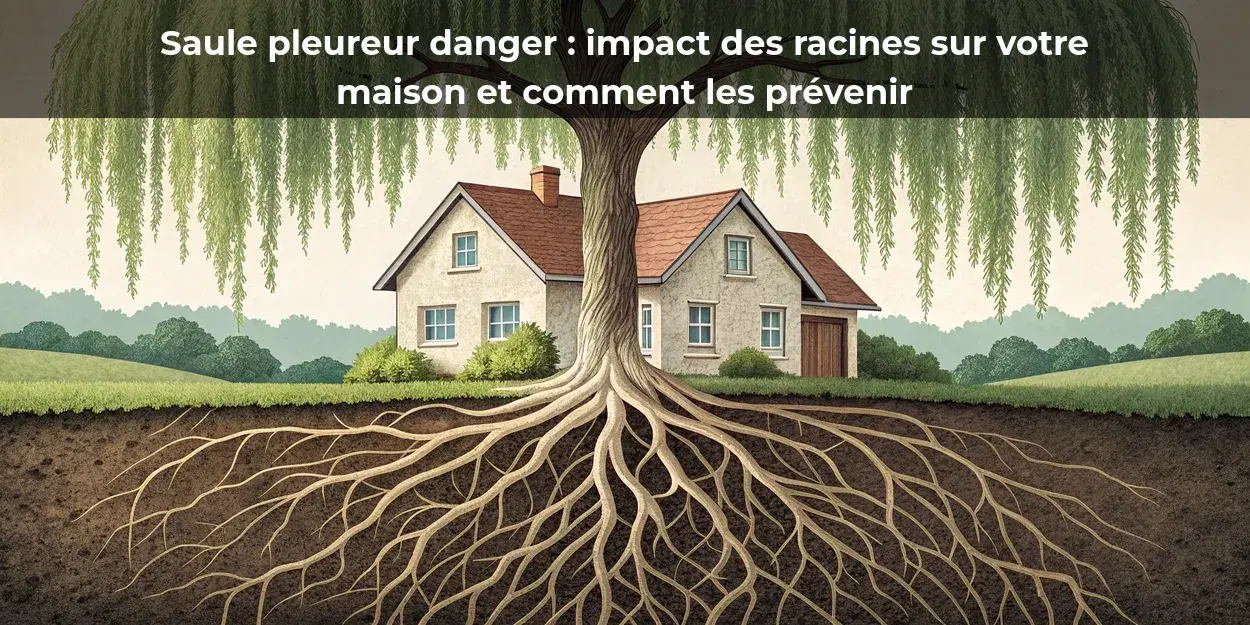 Saule pleureur danger&nbsp;: impact des racines sur votre maison et comment les prévenir