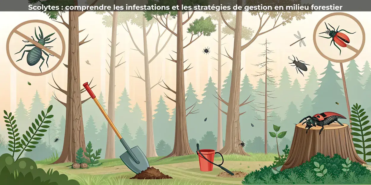 Scolytes&nbsp;: comprendre les infestations et les stratégies de gestion en milieu forestier