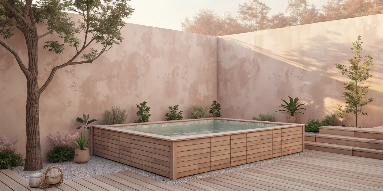 Piscine hors sol en bois&nbsp;: caractéristiques, coûts et démarches